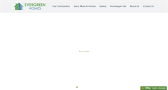 Desktop Screenshot of evergreenhomesmi.com