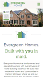 Mobile Screenshot of evergreenhomesmi.com